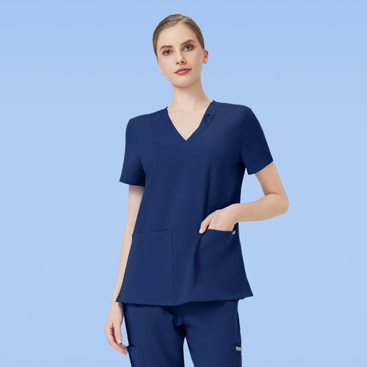 Scrub Set for Women-12 Pockets