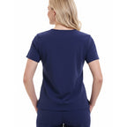 Women Scrub Top - 4 Pockets V-Neck