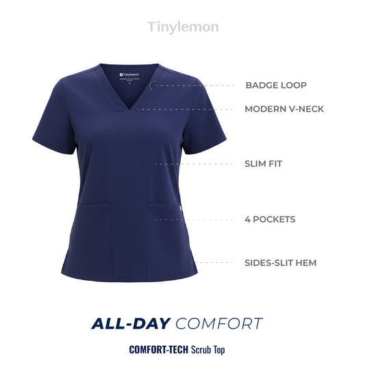 Scrub Set for Women-12 Pockets