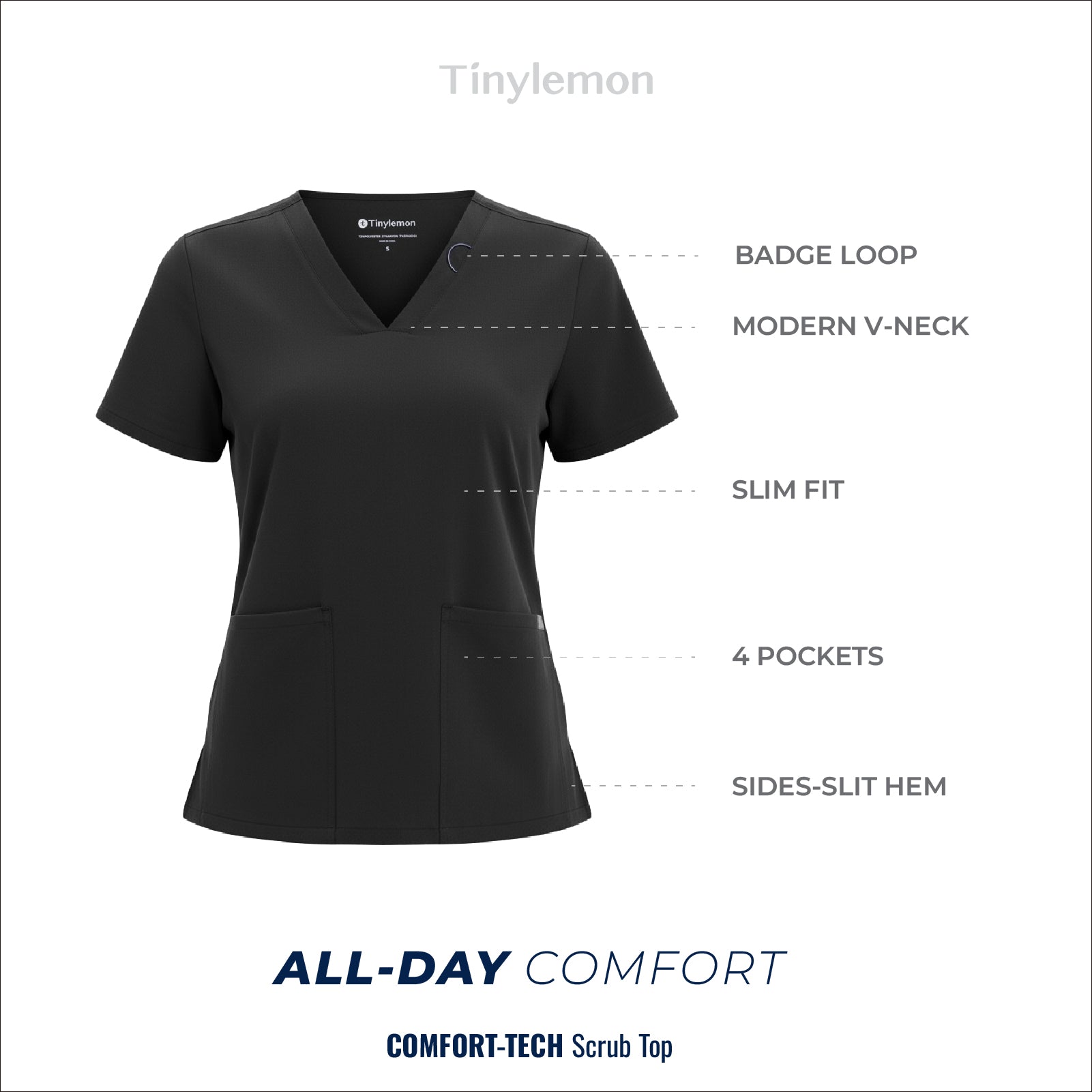 Scrub Set for Women-12 Pockets