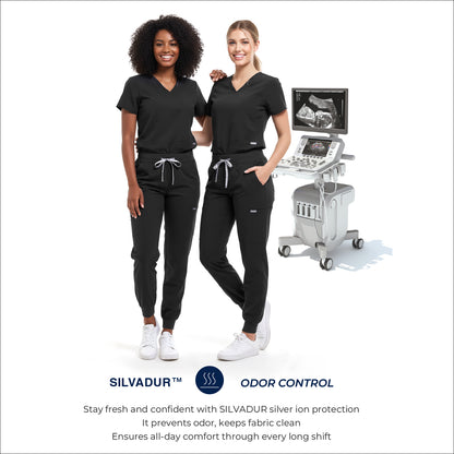 Scrub Set for Women-12 Pockets