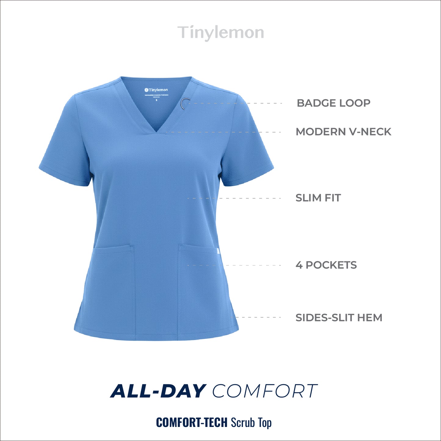 Scrub Set for Women-12 Pockets