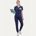 Scrub Set for Women-12 Pockets
