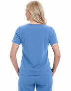 Women Scrub Top - 4 Pockets V-Neck