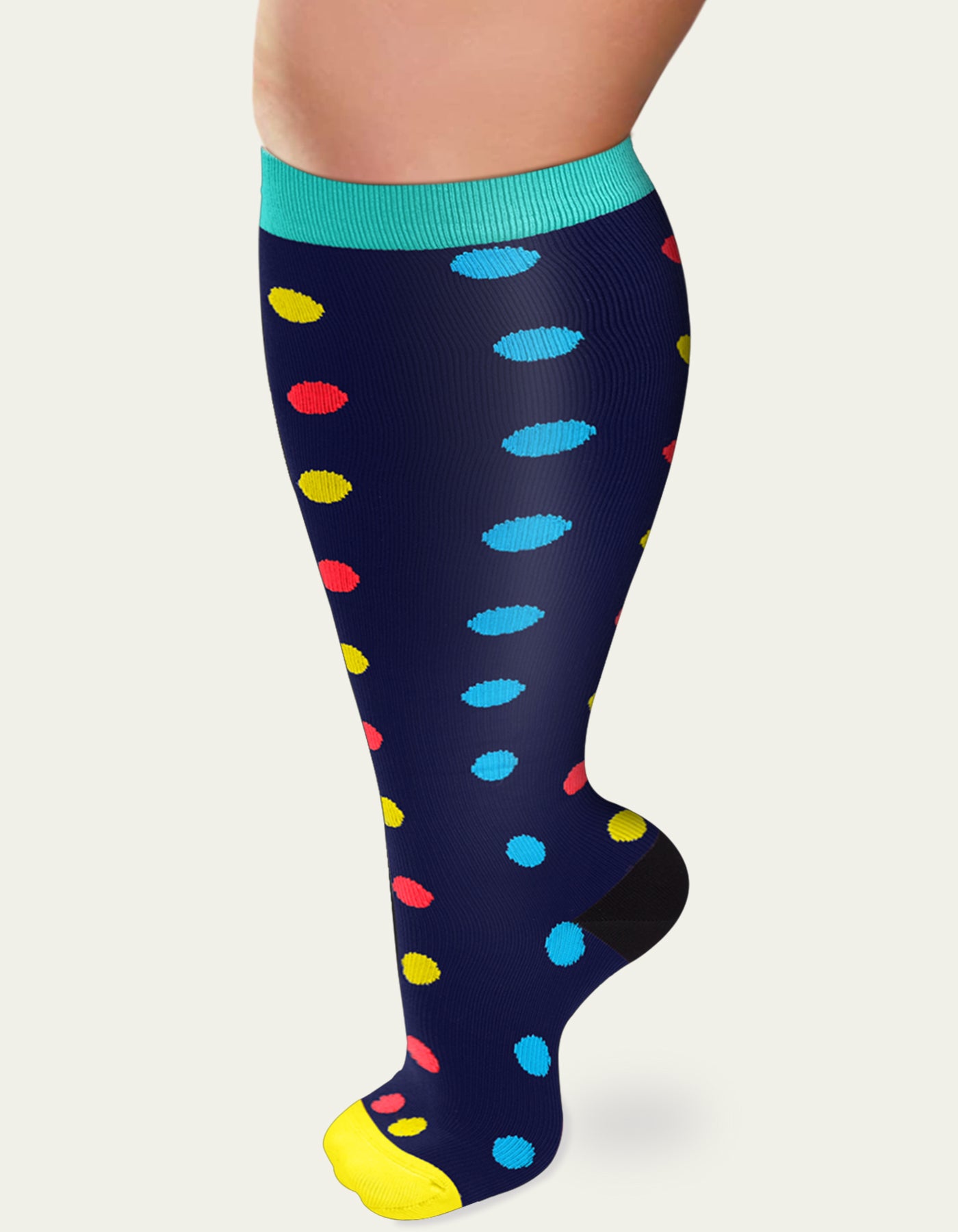 Tinylemon 3 pairs Plus size compression socks
