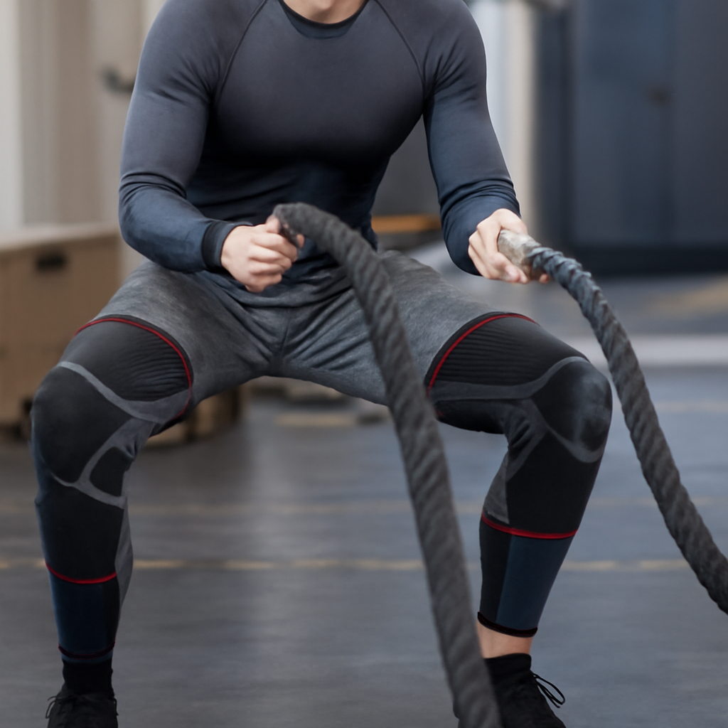 Knee Brace with Detachable Patella Gel Pads