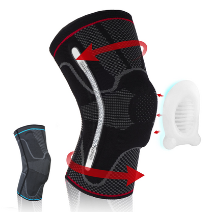 Knee Brace with Detachable Patella Gel Pads