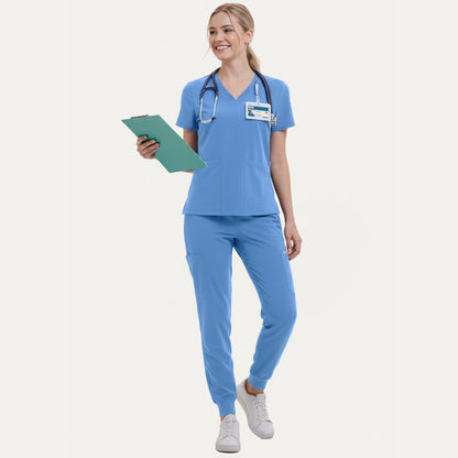 Scrub Set for Women-12 Pockets