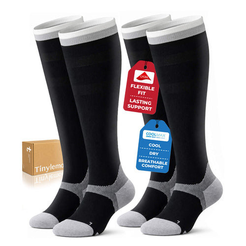 2 Pairs Graduated Compression Socks