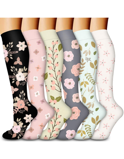 6 Pairs Compression Socks