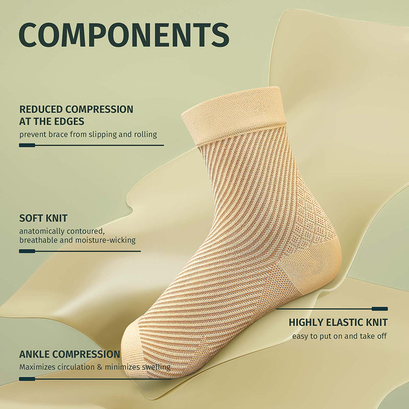 2 Pairs Ankle Brace Compression Sleeve