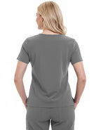 Women Scrub Top - 4 Pockets V-Neck
