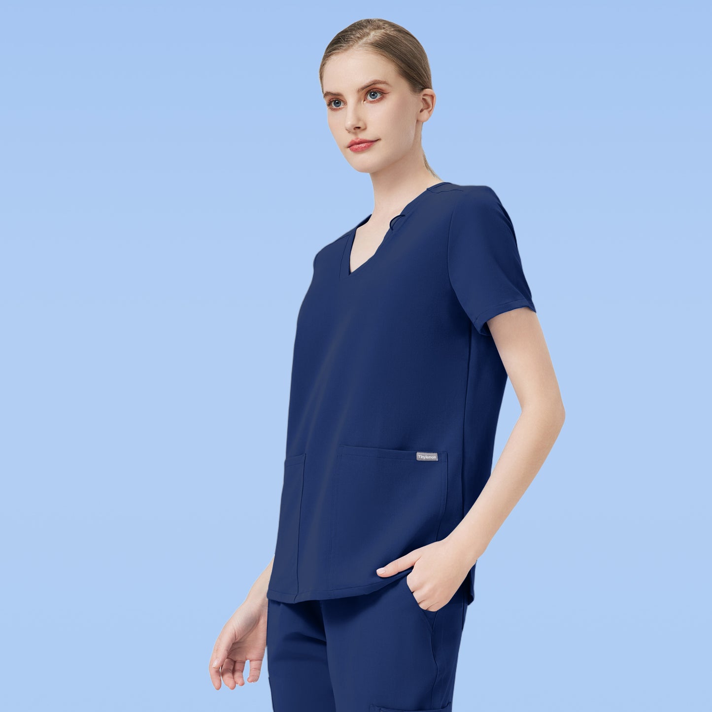 Tinylemon Scrub suit for Women 8 pockets