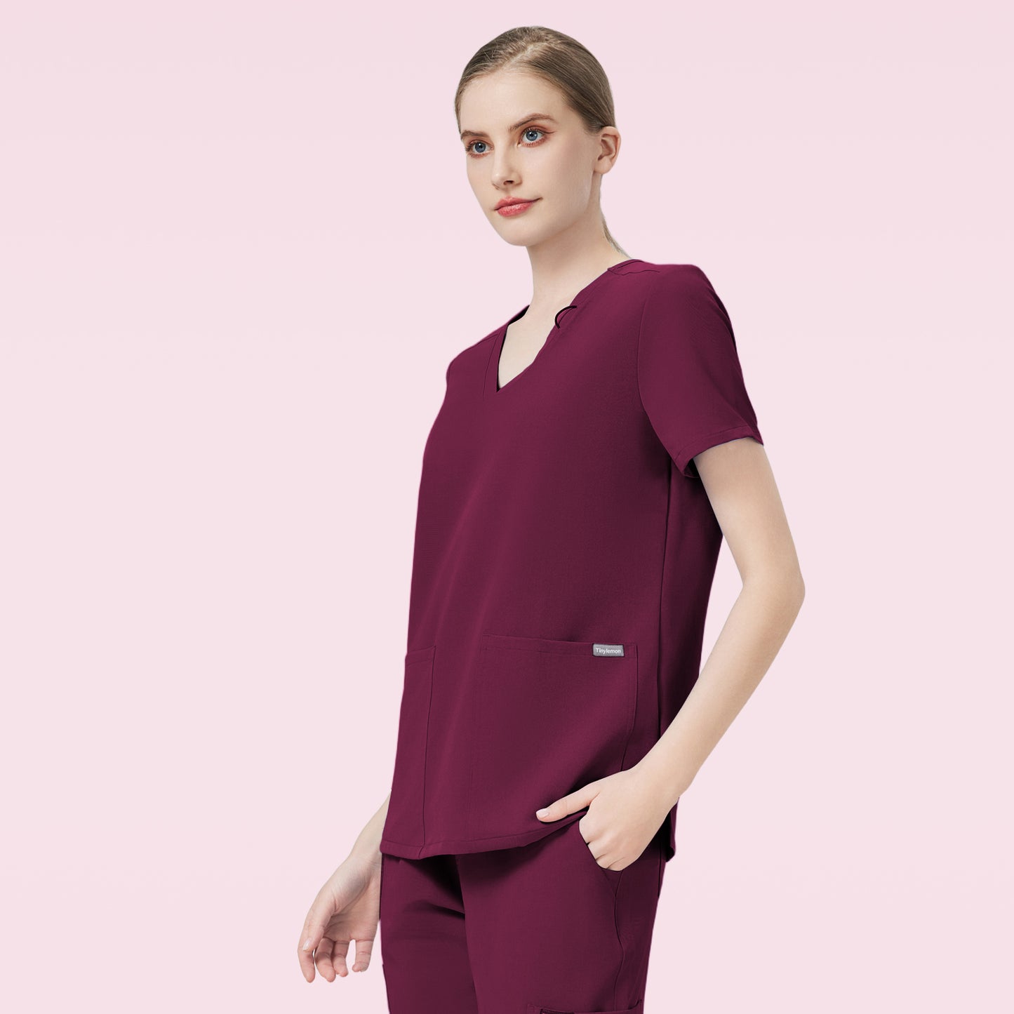 Tinylemon Scrub suit for Women 8 pockets