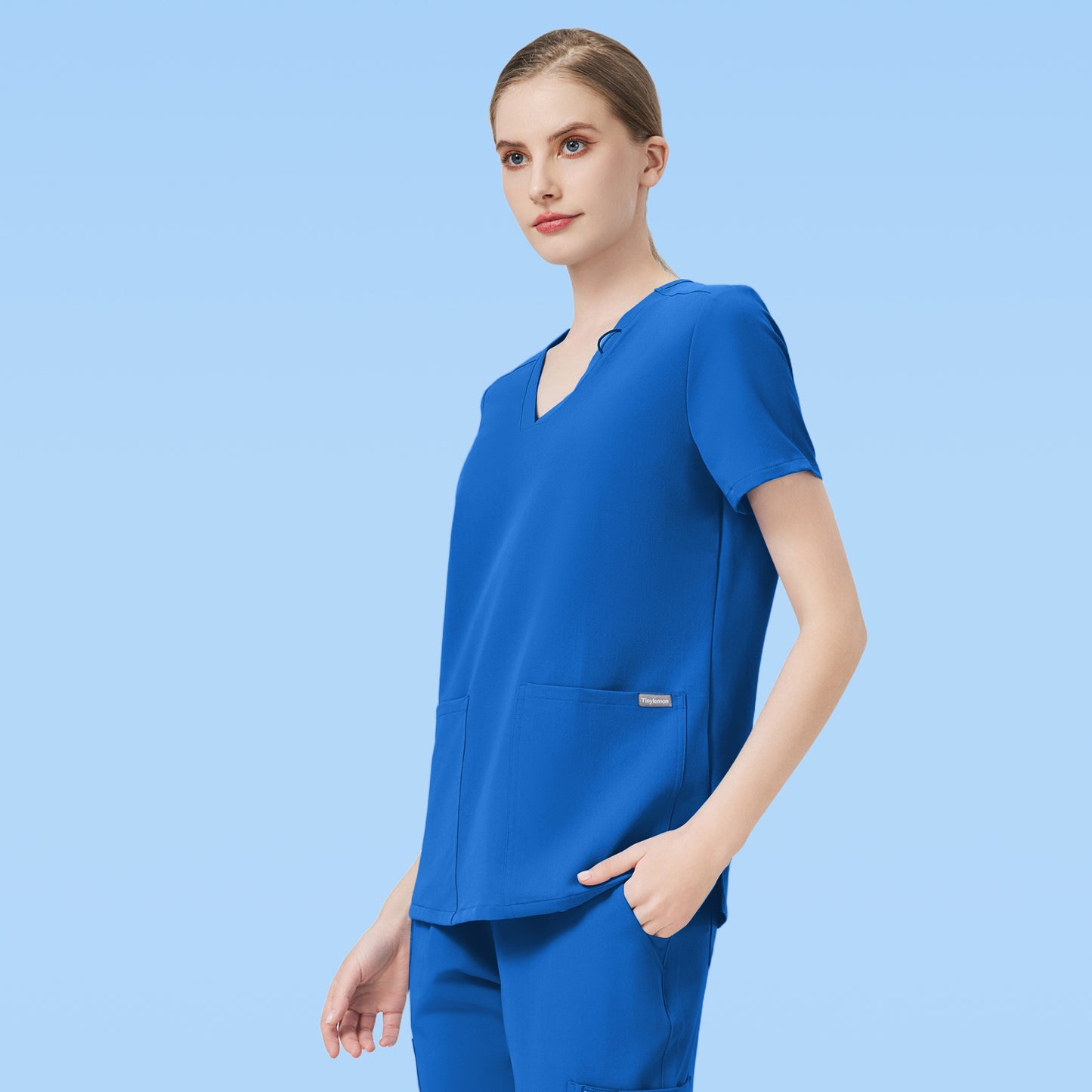Tinylemon Scrub suit for Women 8 pockets