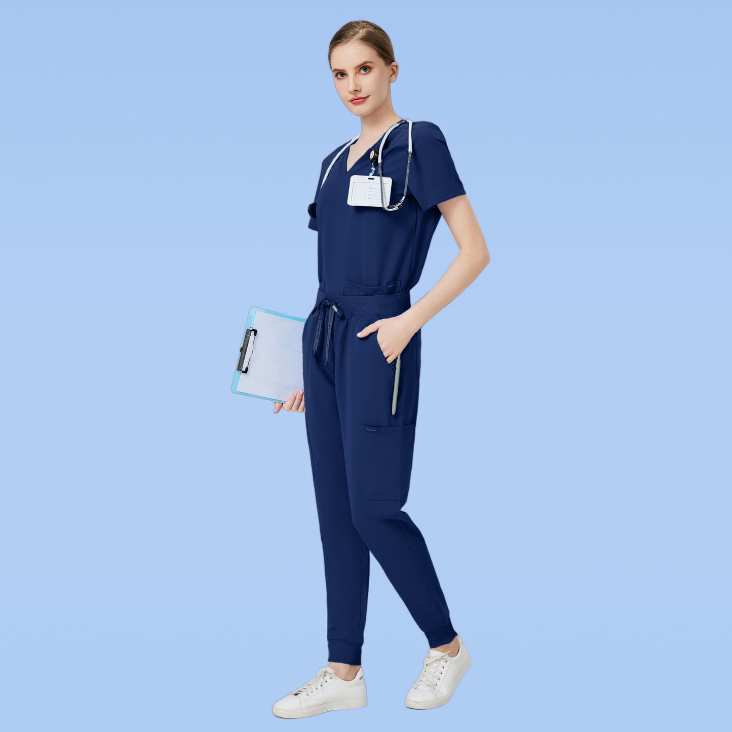 Tinylemon Scrub suit for Women 8 pockets