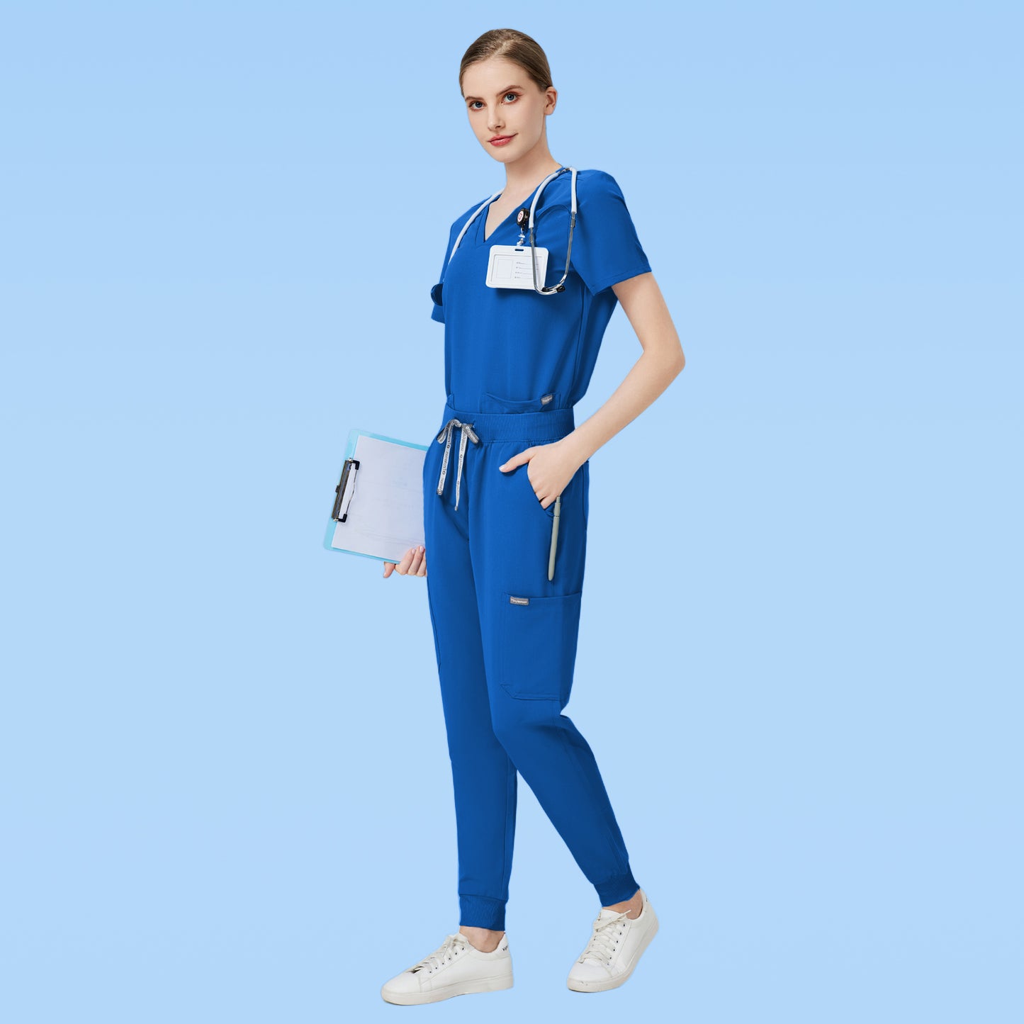 Tinylemon Scrub suit for Women 8 pockets