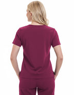 Women Scrub Top - 4 Pockets V-Neck
