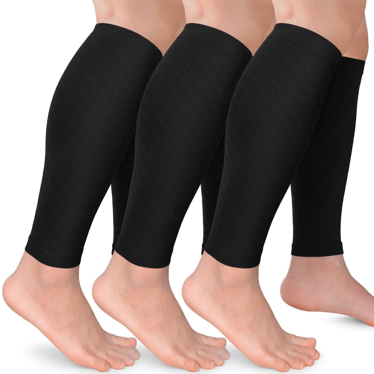 3 Pairs Calf Compression Sleeves