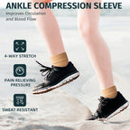 2 Pairs Ankle Brace Compression Sleeve