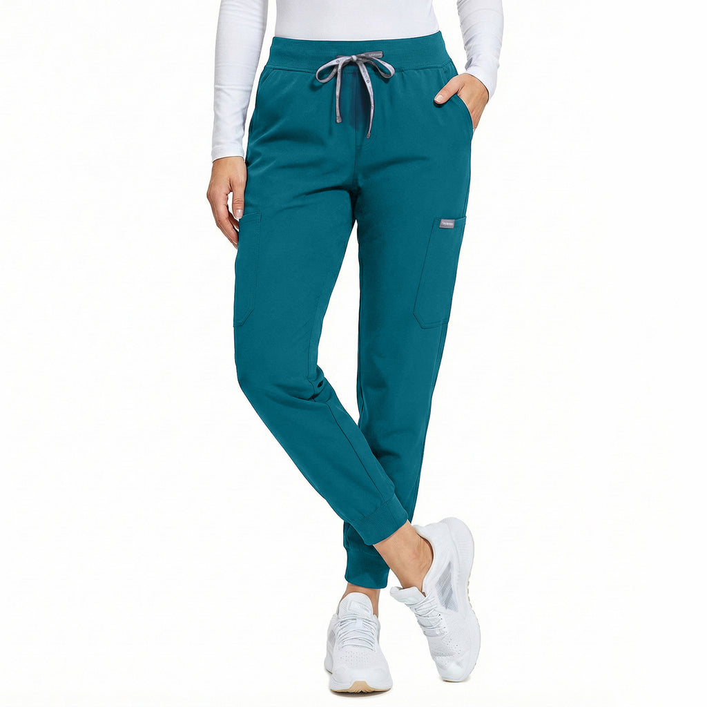 Scrub Pants for Women - Caribbean Blue