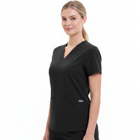 Women Scrub Top - 4 Pockets V-Neck