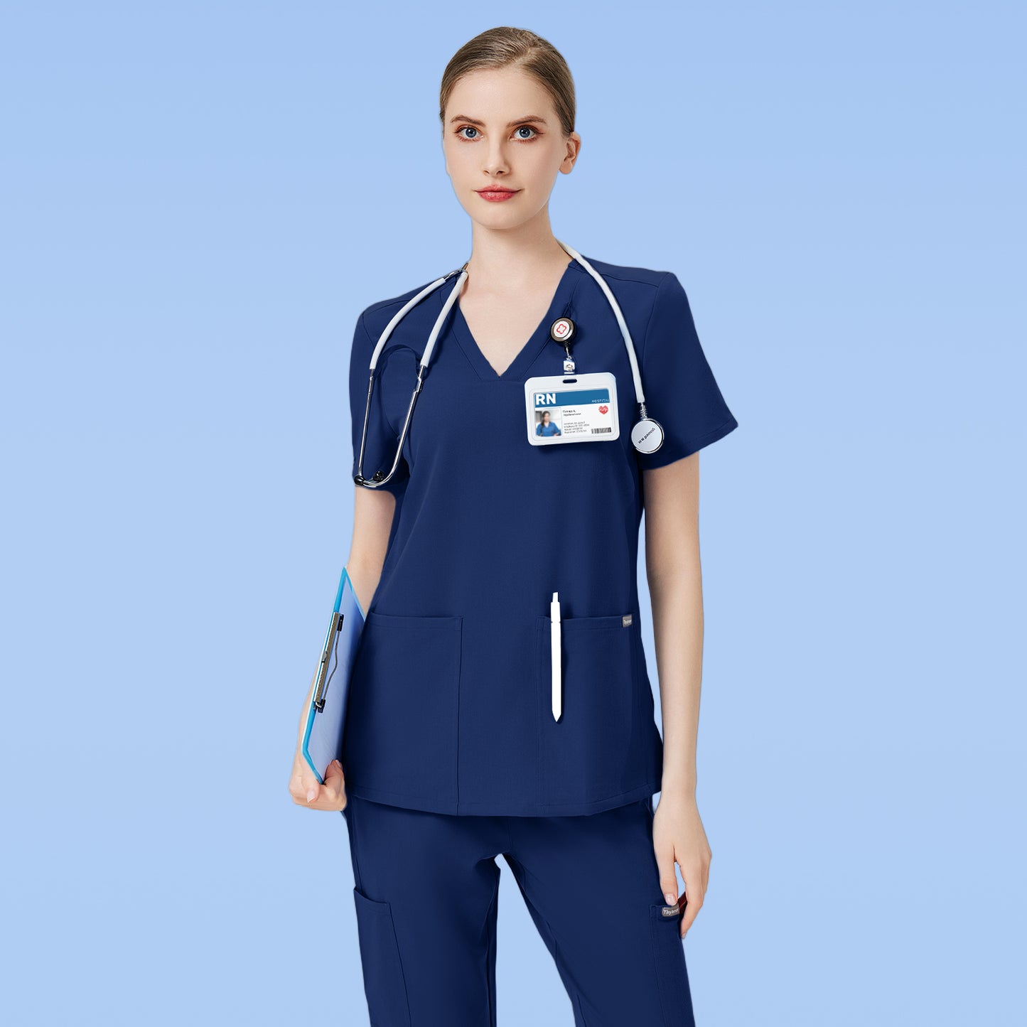 Tinylemon Scrub suit for Women 8 pockets