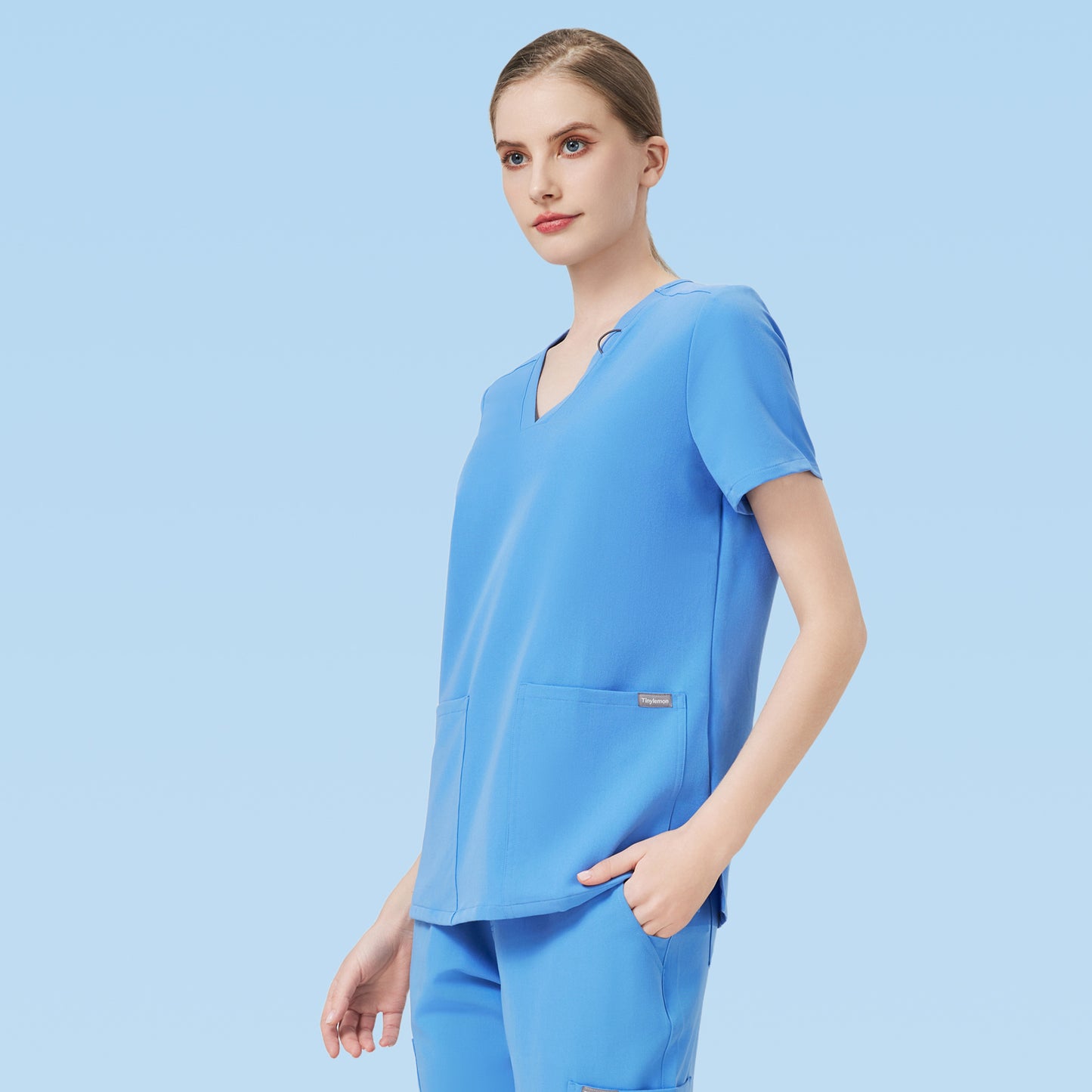 Tinylemon Scrub suit for Women 8 pockets