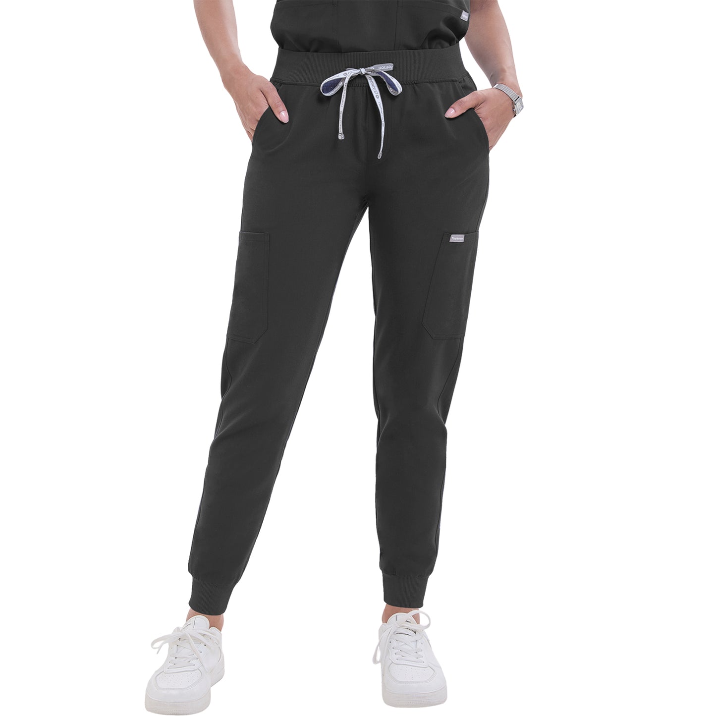 Scrub Pants for Women - Black