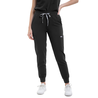 Scrub Pants for Women - Black