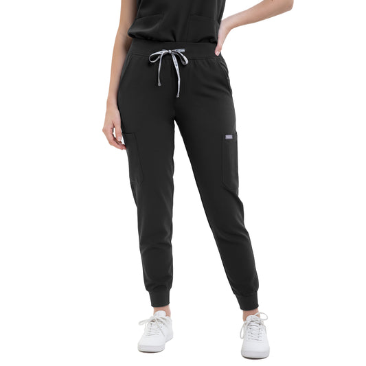Scrub Pants for Women - Black