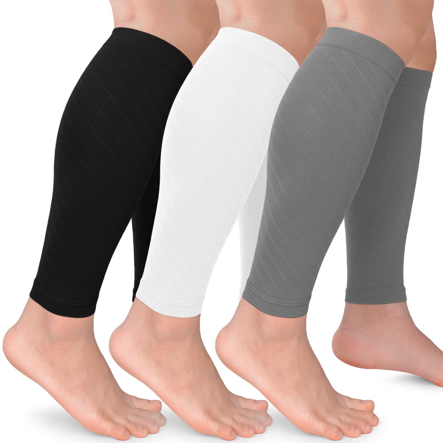 3 Pairs Calf Compression Sleeves