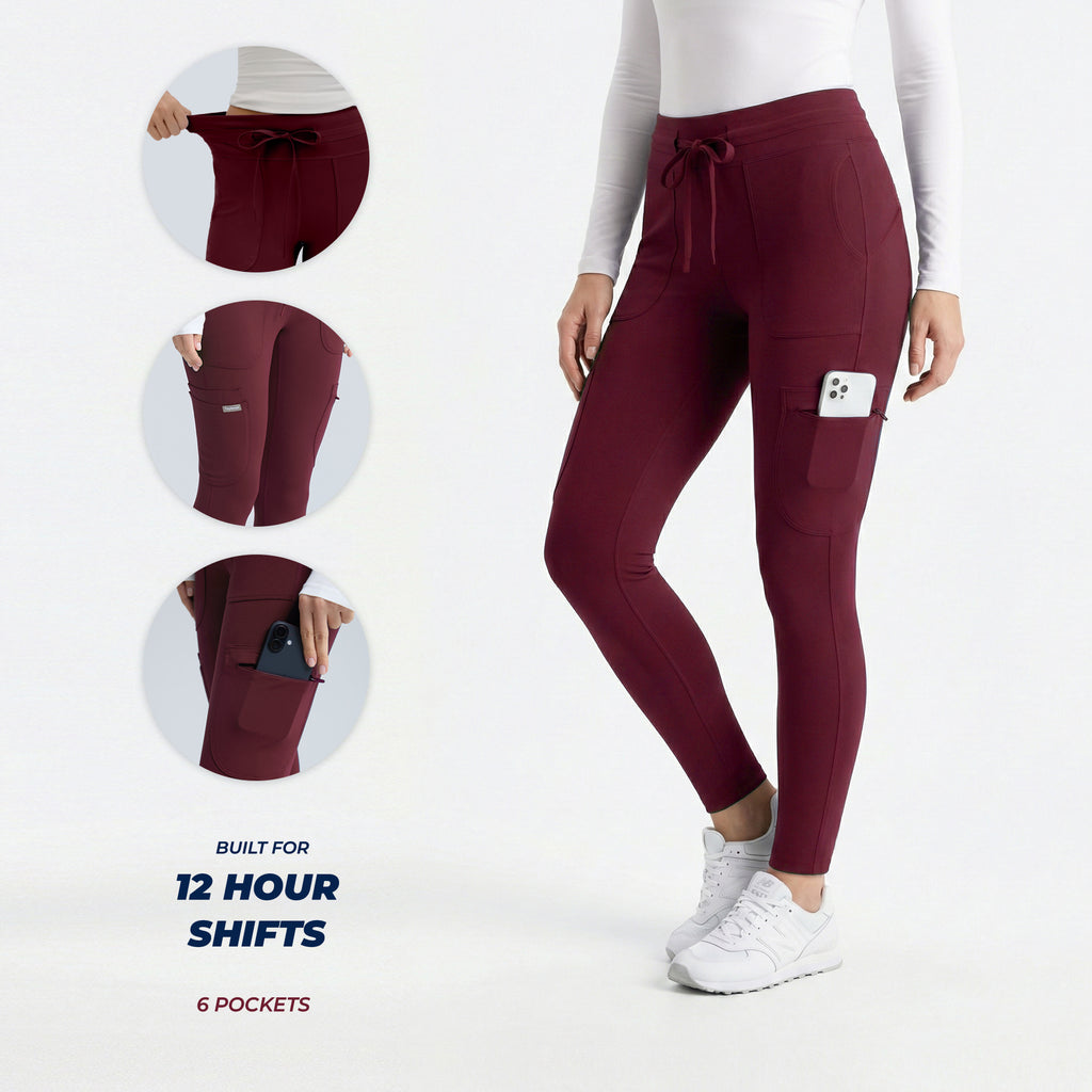 High Rise Yoga Scrub leggings