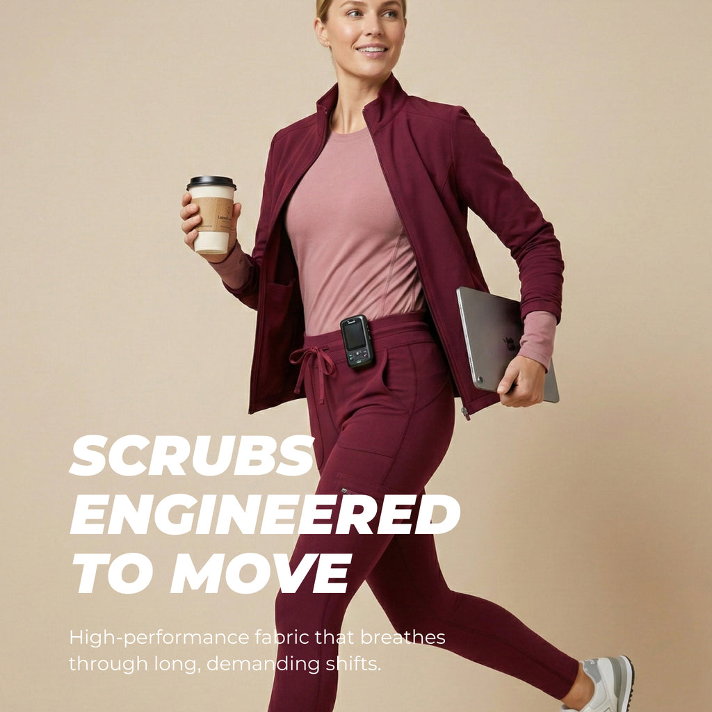 High Rise Yoga Scrub leggings