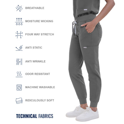Scrub Pants for Women - Grey