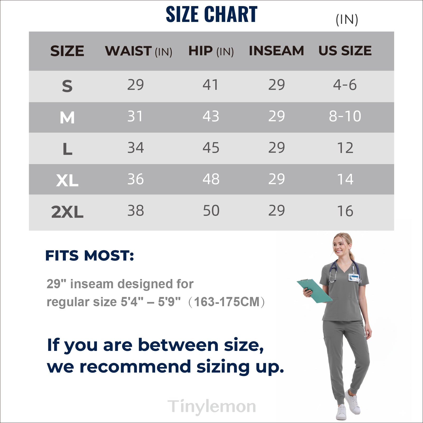 Scrub Pants for Women - Grey