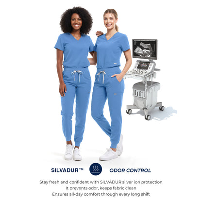 Scrub Pants for Women - Ceil Blue