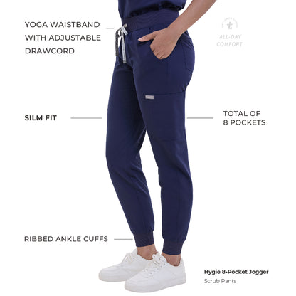 Scrub Pants for Women - Black