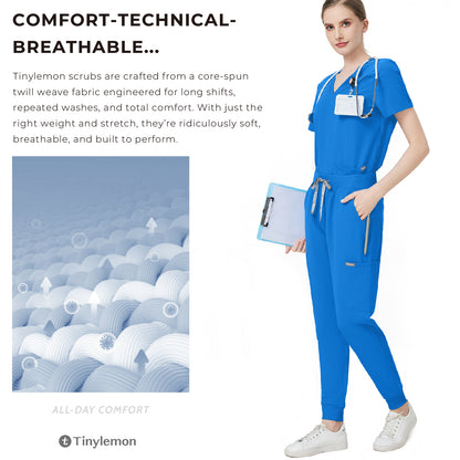 Scrub Pants for Women - Black