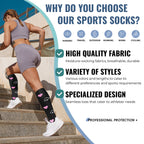 6 Pairs Compression Socks – Striped & Dots