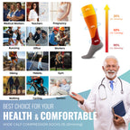 6 Pairs Compression Socks – Nurse Theme